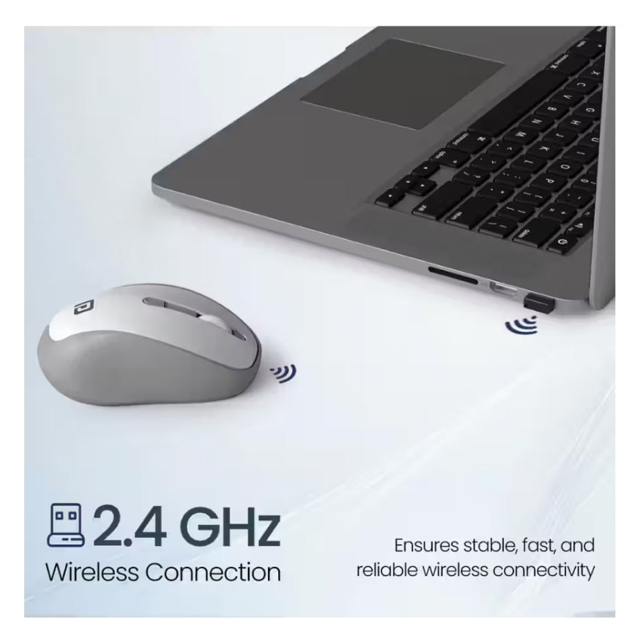 Portronics Toad 34 2.4 GHB Wireless Mouse - White
