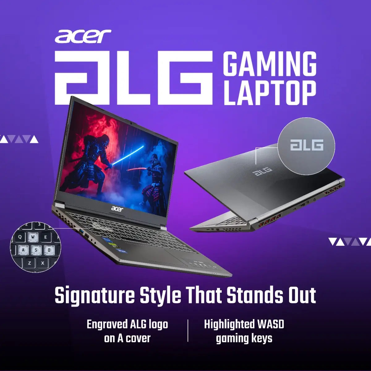Acer ALG Gaming Laptop Core 7 RTX 3050