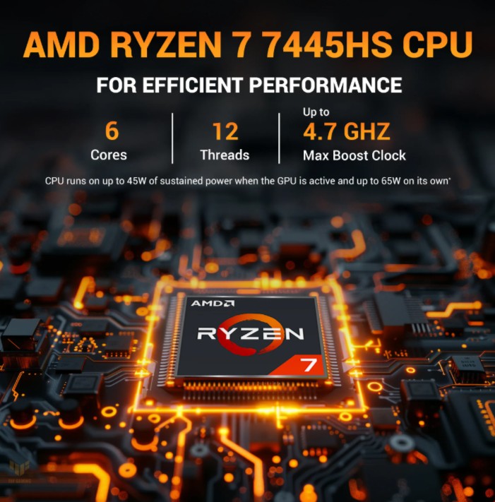 ASUS TUF A15 (2025) Ryzen 7 RTX 3050 Gaming Laptop