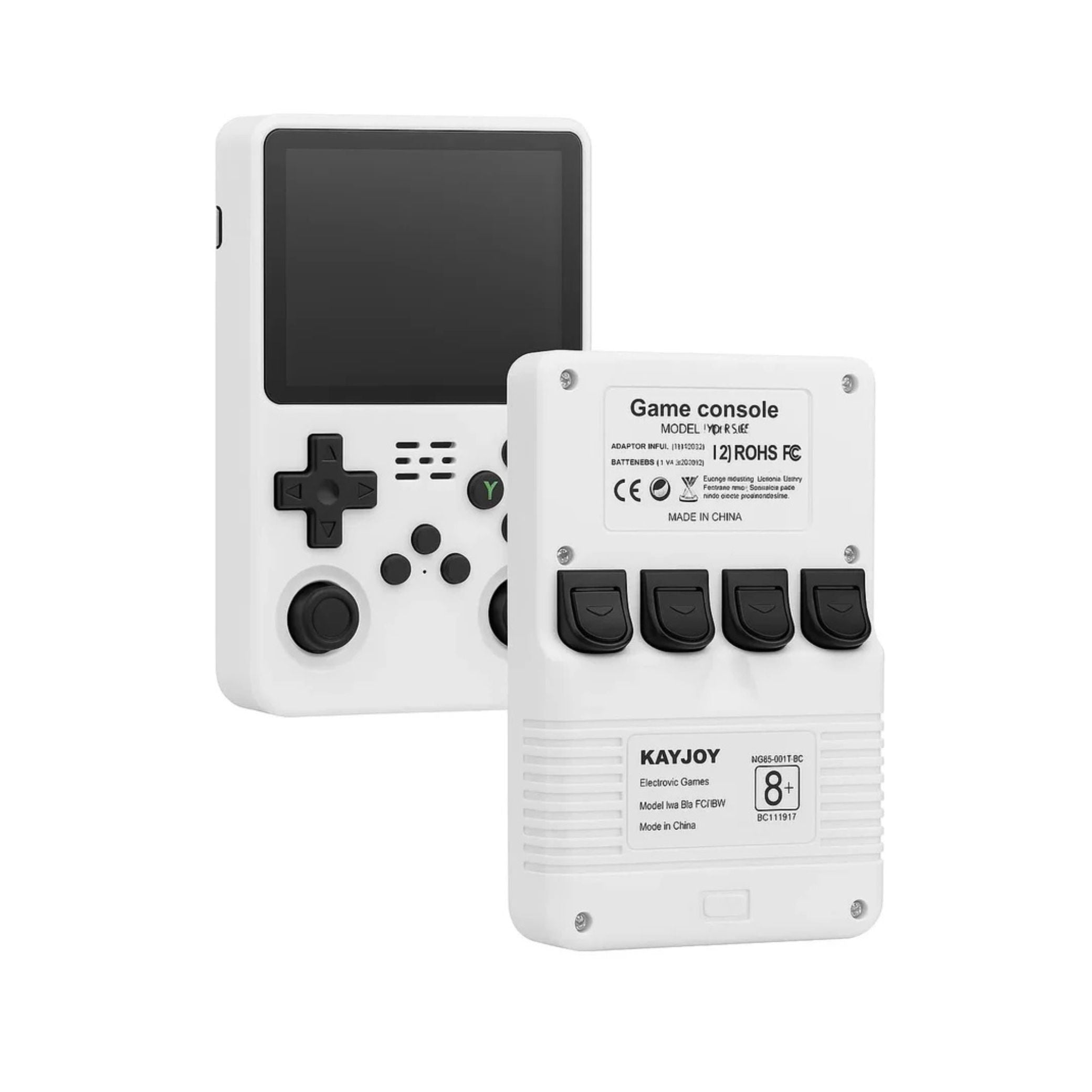 CASAQUIN R36S Handheld Gaming Console (White)