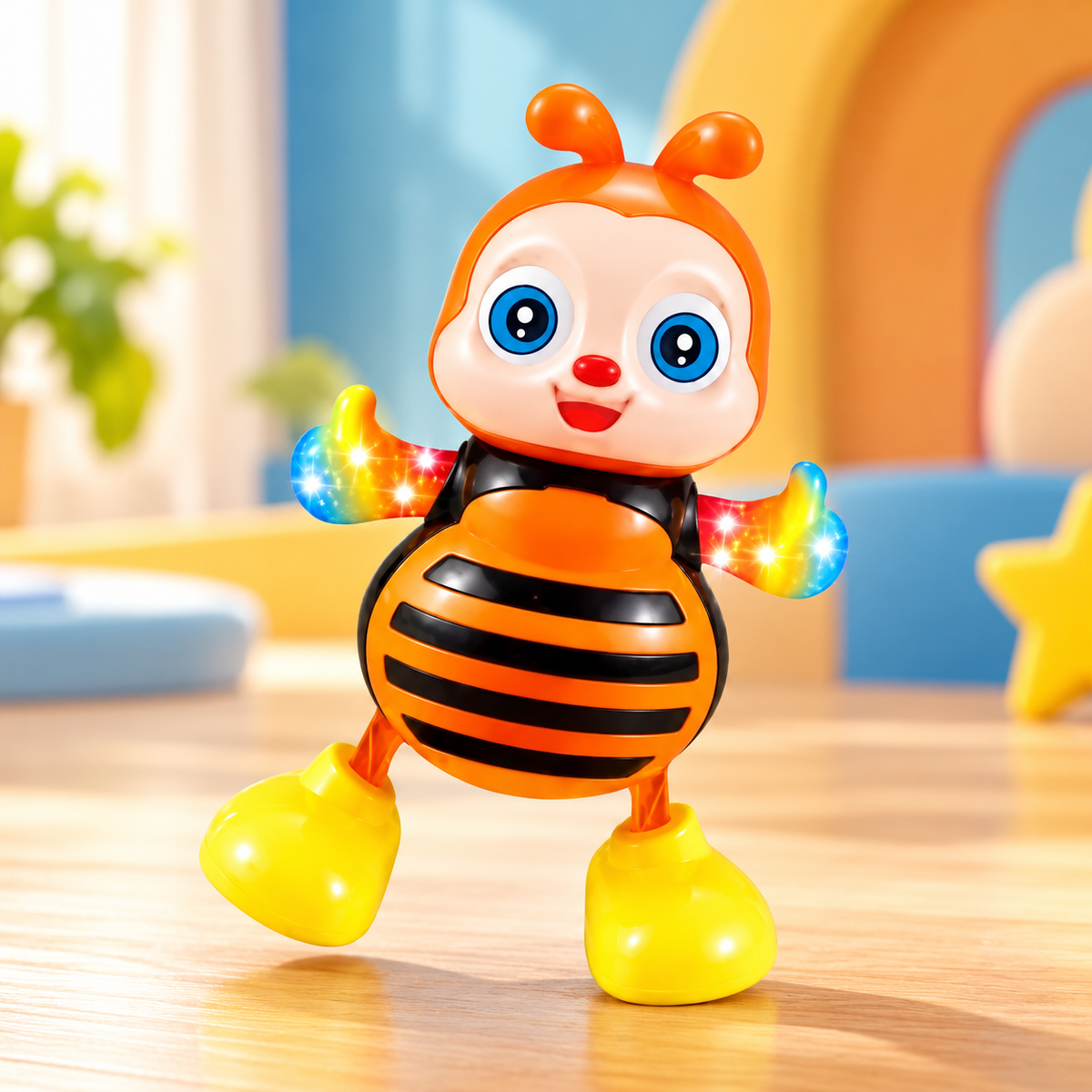 Swinging Bee Toy with Lights & Music
