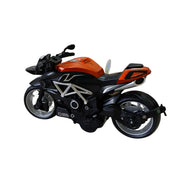 Die-Cast 1:8 Alloy Motorcycle Model (Orange & Black)
