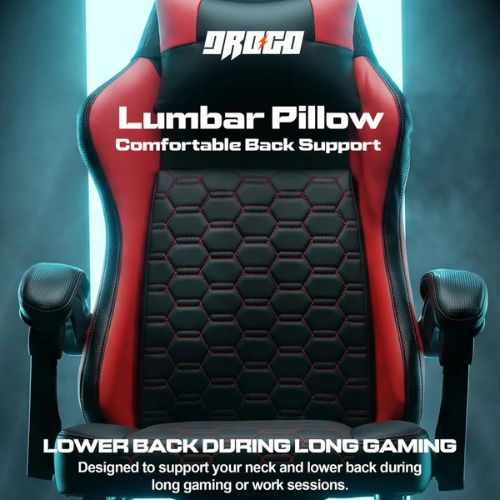 DROGO Pulse Ergonomic Gaming Chair with Footrest & Lumbar Support