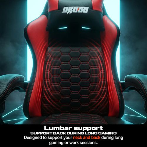 DROGO Pulse Ergonomic Gaming Chair with Footrest & Lumbar Support