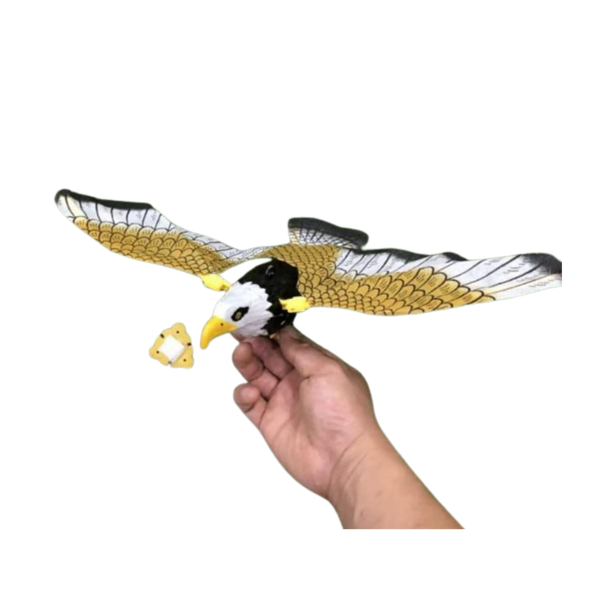 Realistic Flying Eagle Bird Toy with Spread Wings