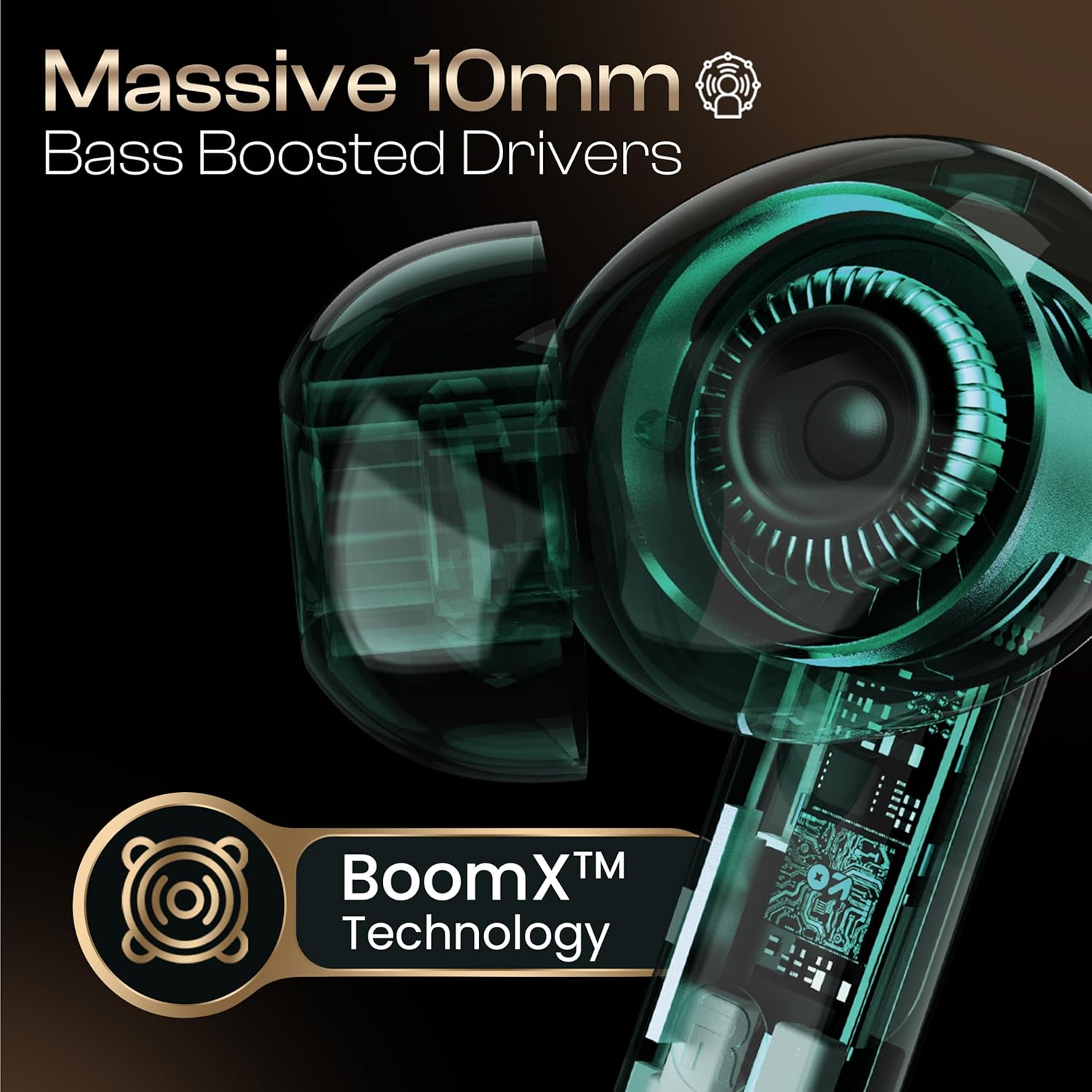 GOBOULT Raven TWS Earbuds (Emerald Green)