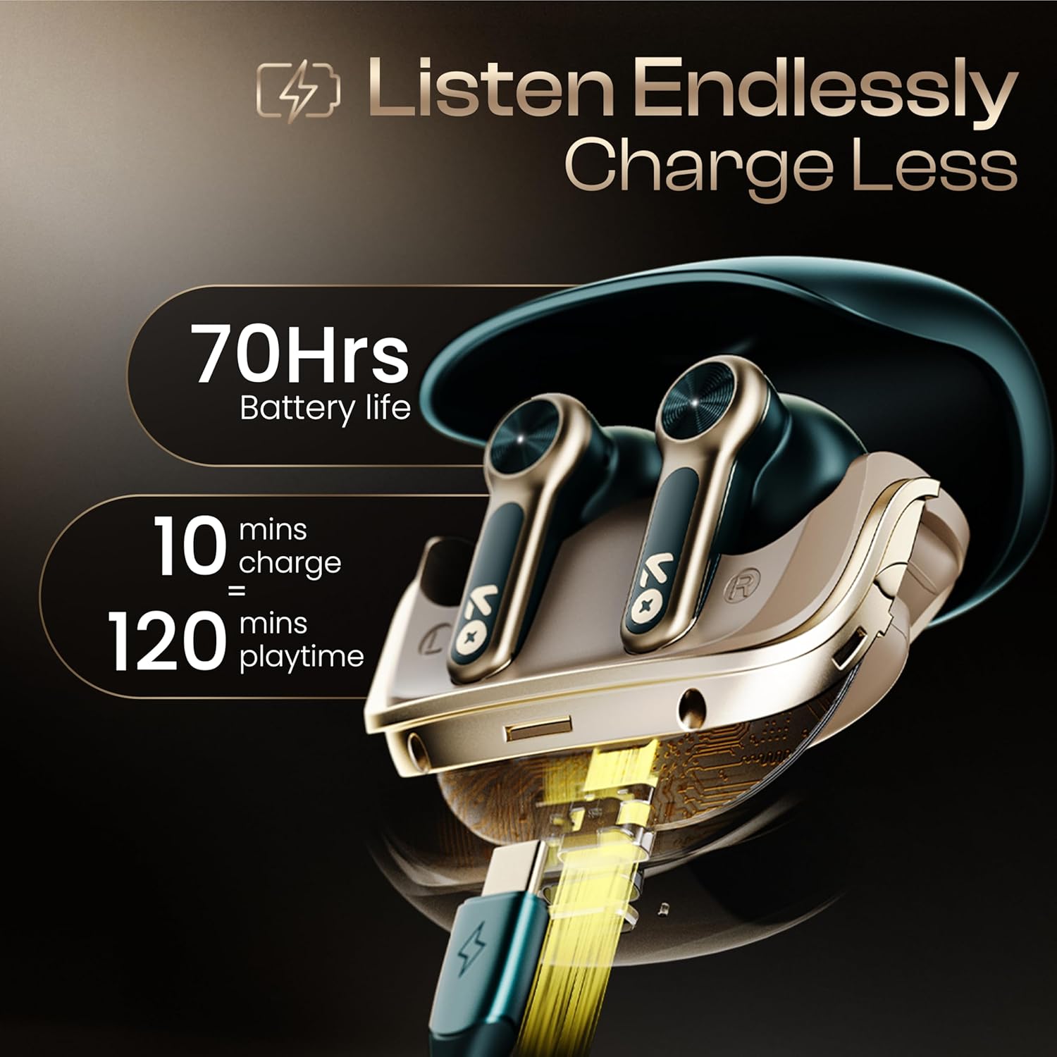 GOBOULT Raven TWS Earbuds (Emerald Green)