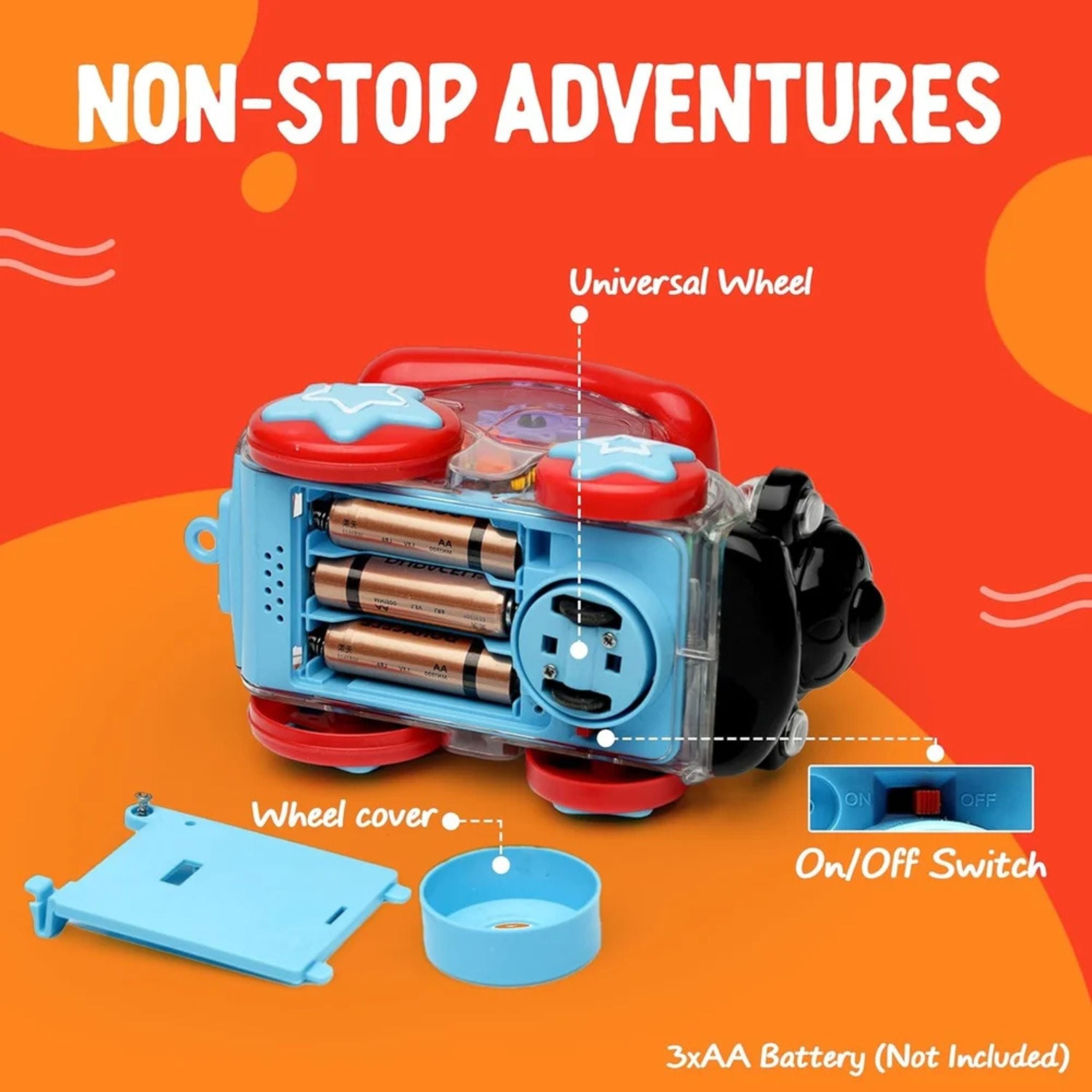Gooyo GY-0724 Transparent Gear Toy Engine