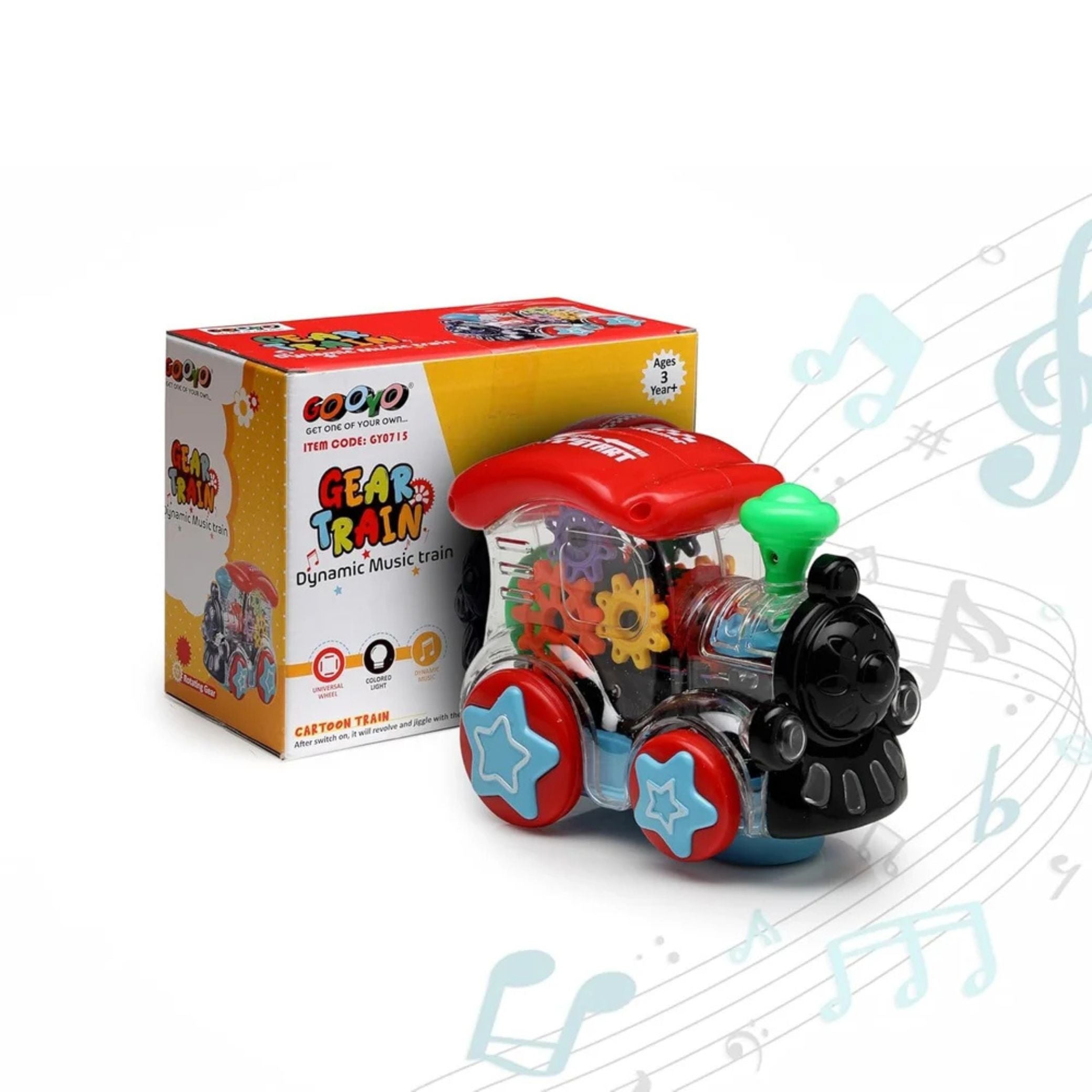 Gooyo GY-0724 Transparent Gear Toy Engine