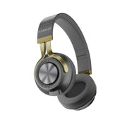 HAMMER Bash 2.0 Over-Ear Wireless Bluetooth Headphones with Mic, Powerful Deep Bass, Foldable Design, Up to 8 Hours Playback, Ideal for Workouts & Travel, Bluetooth 5.0 (Grey)