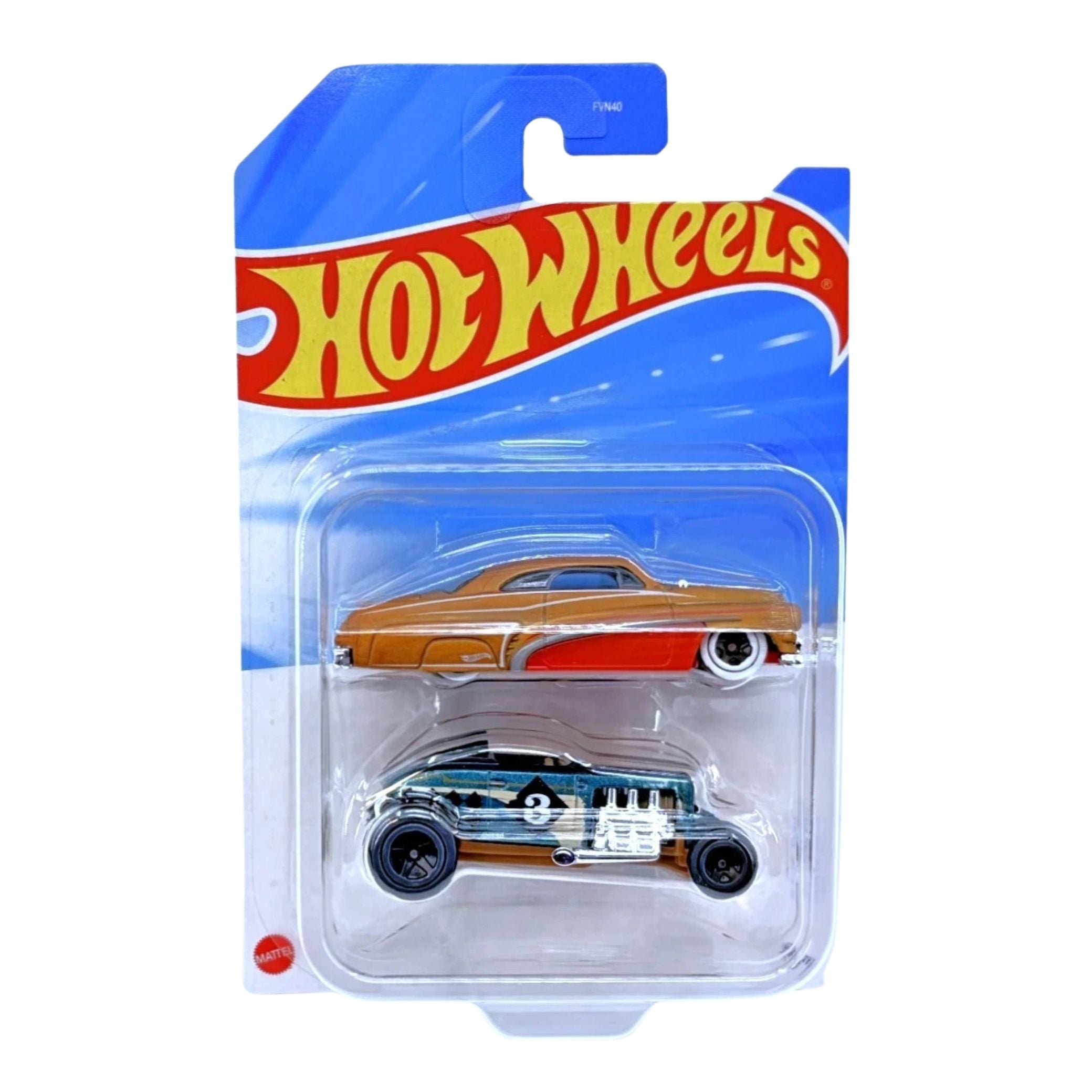Hot Wheels 2-Pack Hirohata Merc & Max Steel Die-Cast Cars (1:64)