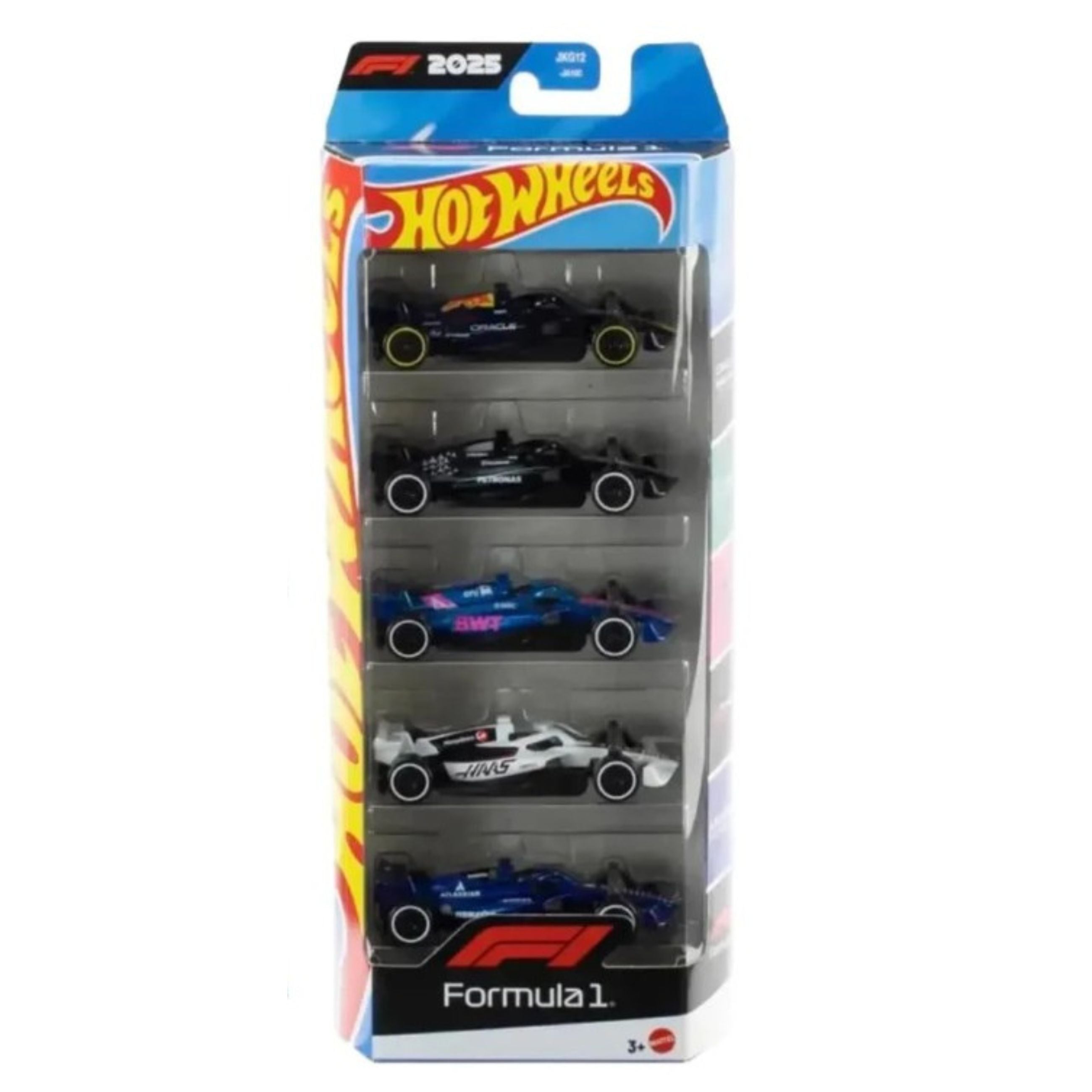 Hot Wheels 2025 Formula 1 5 - Pack