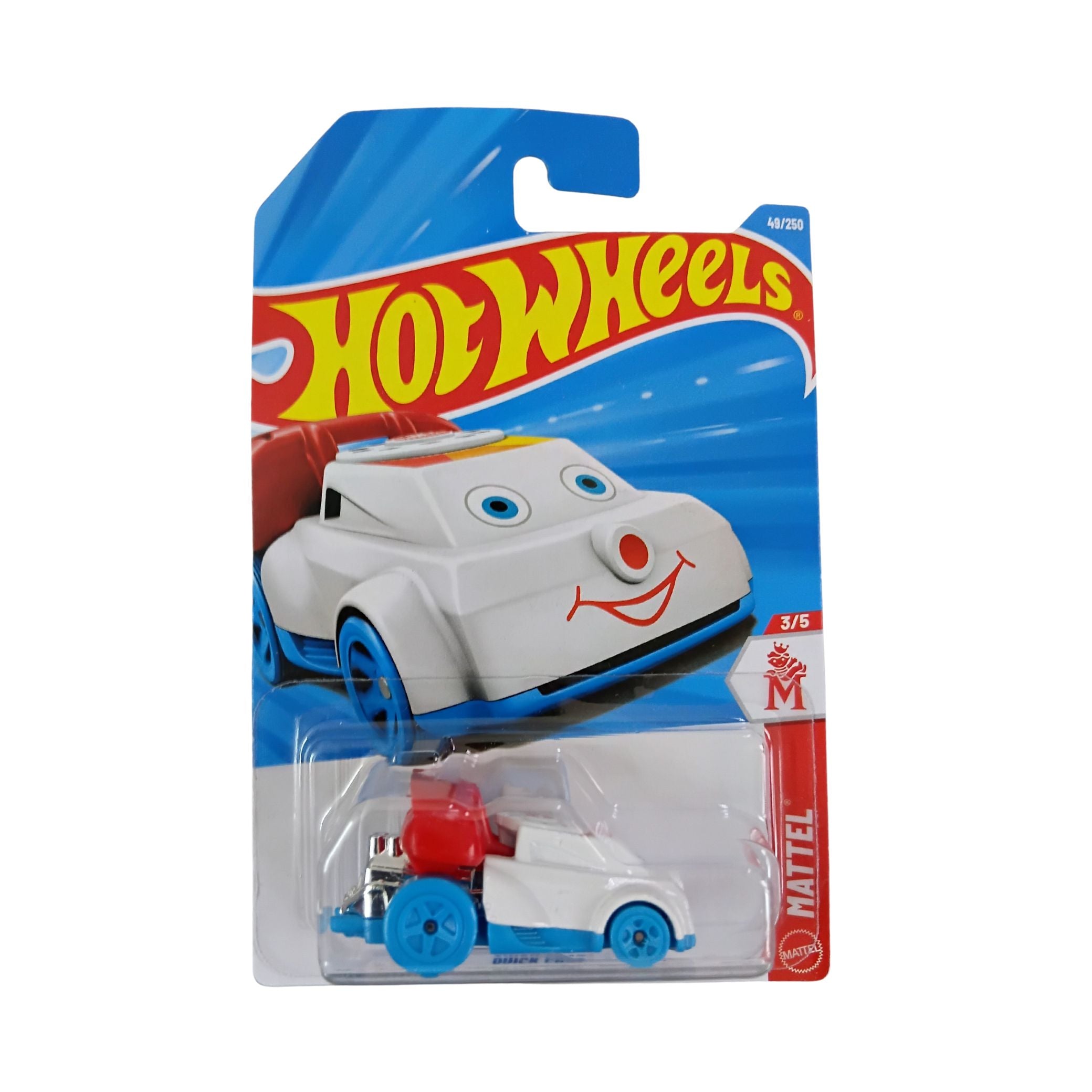 Hot Wheels Die-Cast Cartoon Style Toy Car | Smiling Character Vehicle | Collectible Car for Kids