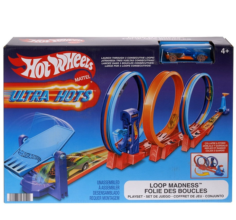 Hot Wheels Ultra Hots Track Builder Loop Madness, 4Y+, Multicolour