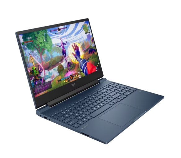 HP Victus Gaming Laptop – Ryzen 7 7445HS, RTX 4050 6GB, 16GB DDR5 (Upgradeable), 512GB SSD, 15.6" FHD 144Hz IPS, Blue, Windows 11, Backlit Keyboard, DTS Audio – fb3118AX