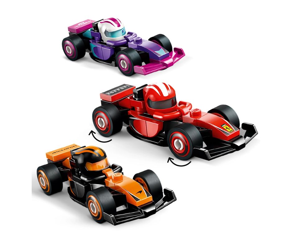 LEGO F1 Collectible Race Cars Vehicle Kit 71049, 6Y+