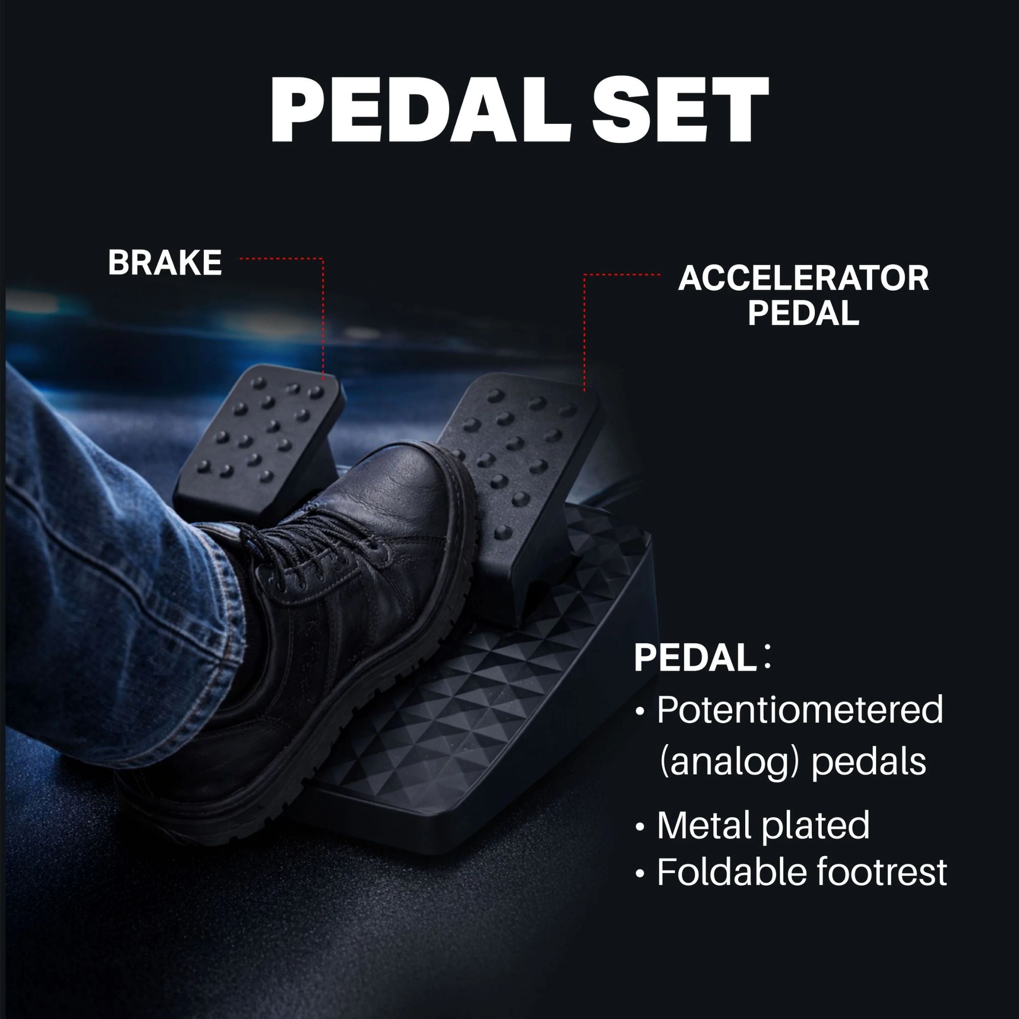NiTHO Drive Pro One V24 8-in-1 Multi-Platform Racing Wheel with Pedals