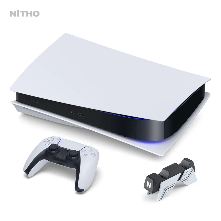 NITHO Dual Charging Dock for PS5 & PS5 Edge (White)