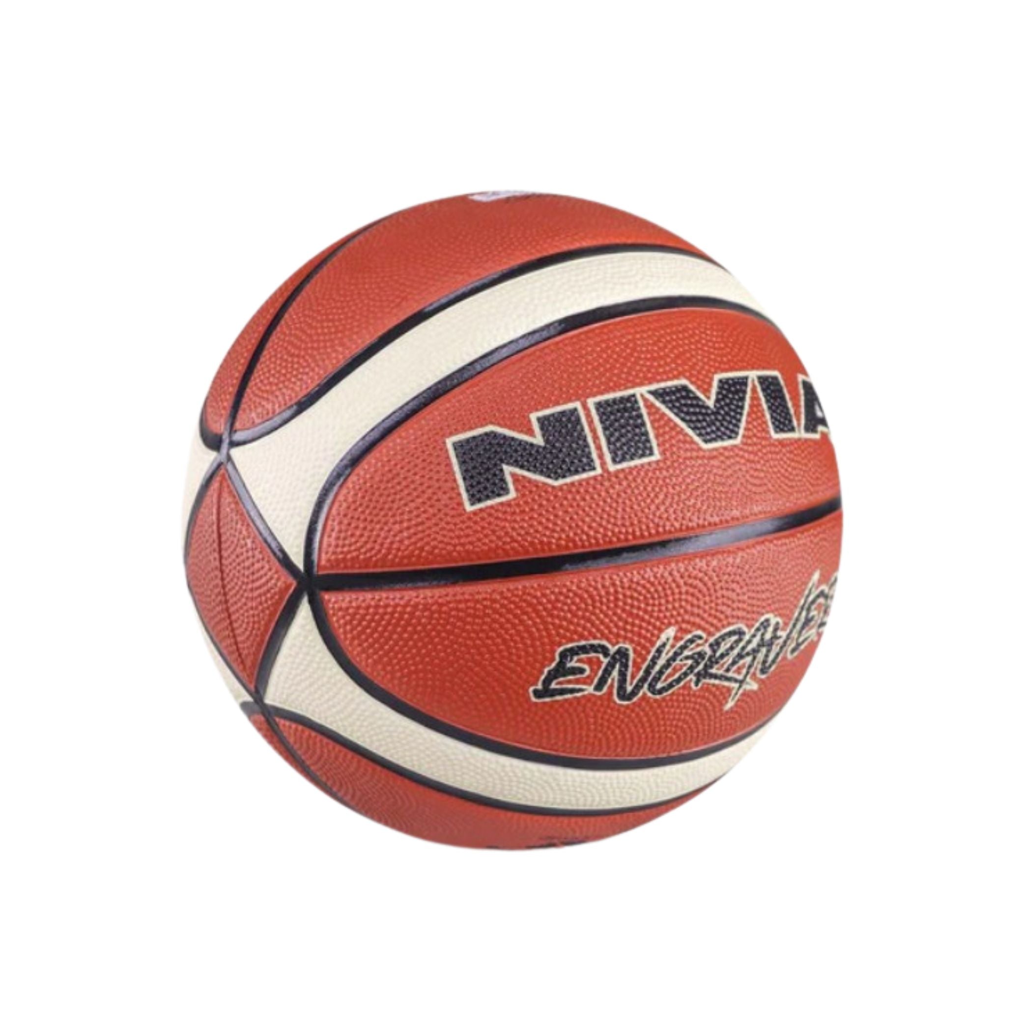 Nivia Engraver Basketball , Size : 7 , Material : Rubber , Color: Multicolor