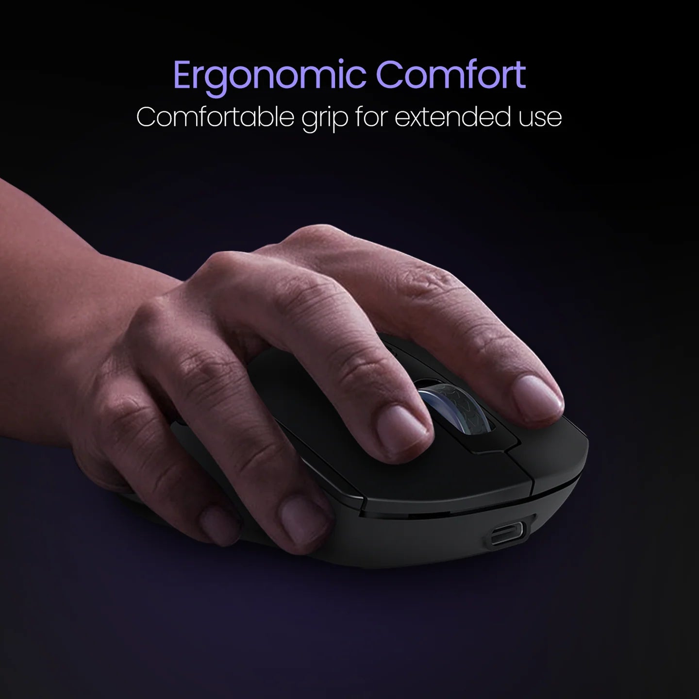 Portronics Toad One Dual Wireless Bluetooth Mouse (Black)