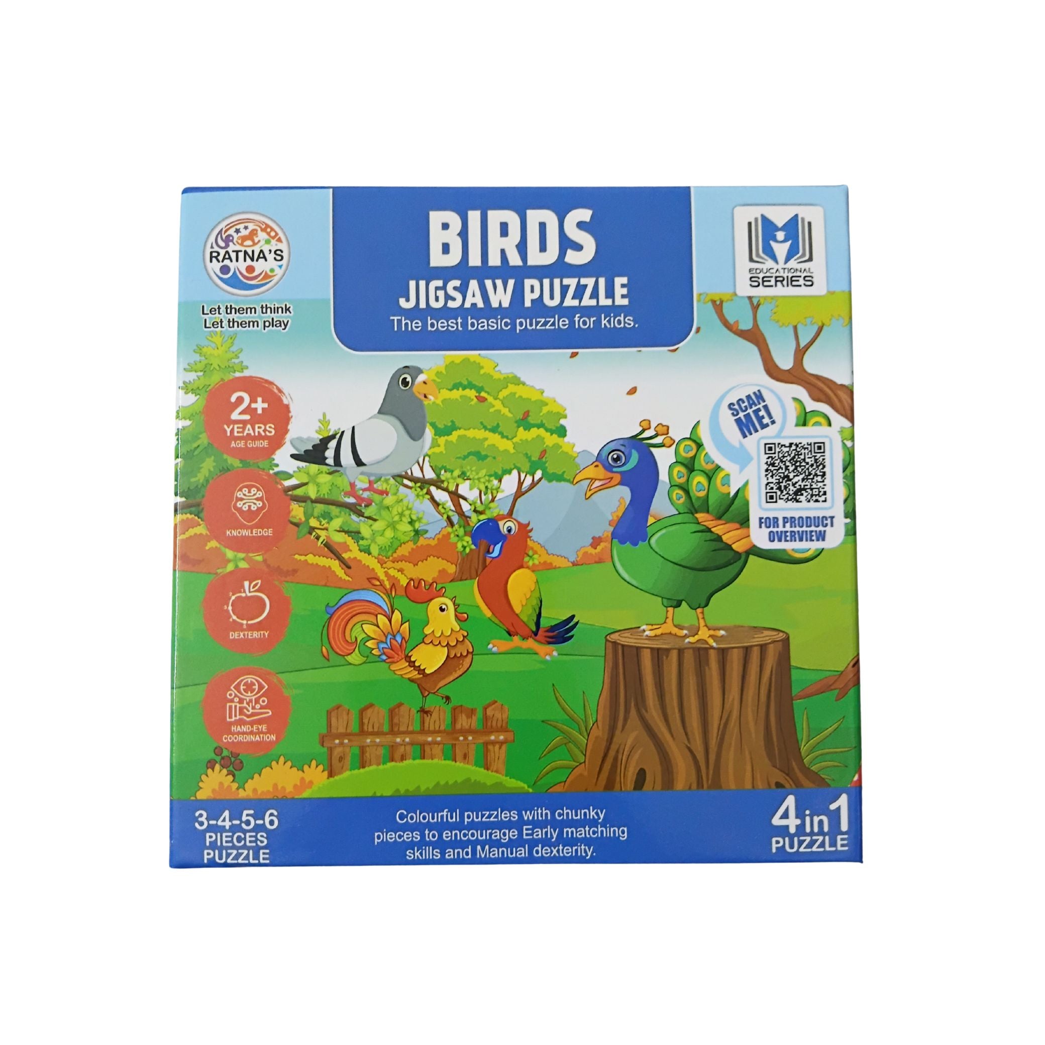Ratna’s Birds Educational Baby Puzzle