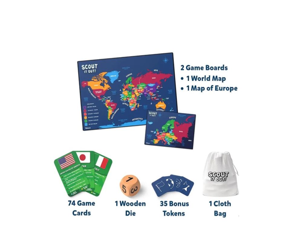 Skillmatics Scout It Out-World Countries Multicolour 6Y+