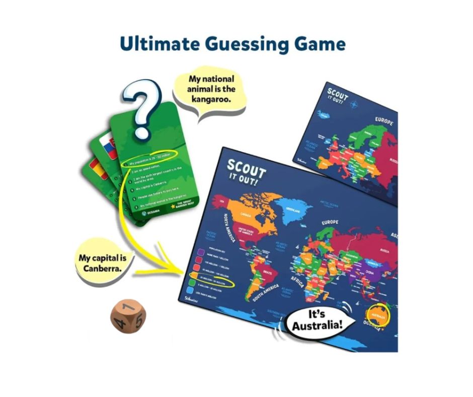 Skillmatics Scout It Out-World Countries Multicolour 6Y+