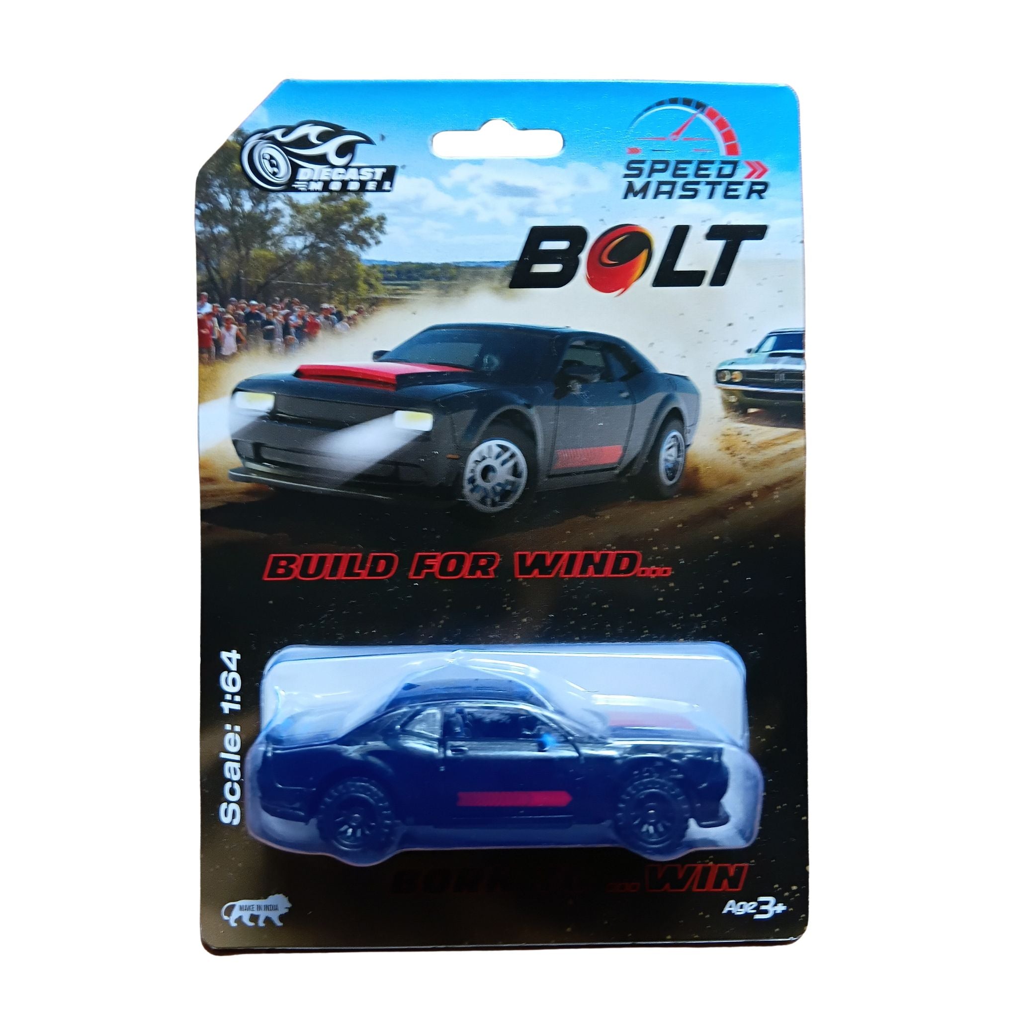Speed Master Bolt Die-Cast Toy Car (1:64 Scale)