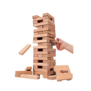 Toyshine 54-Piece Wooden Jenga Tower Game
