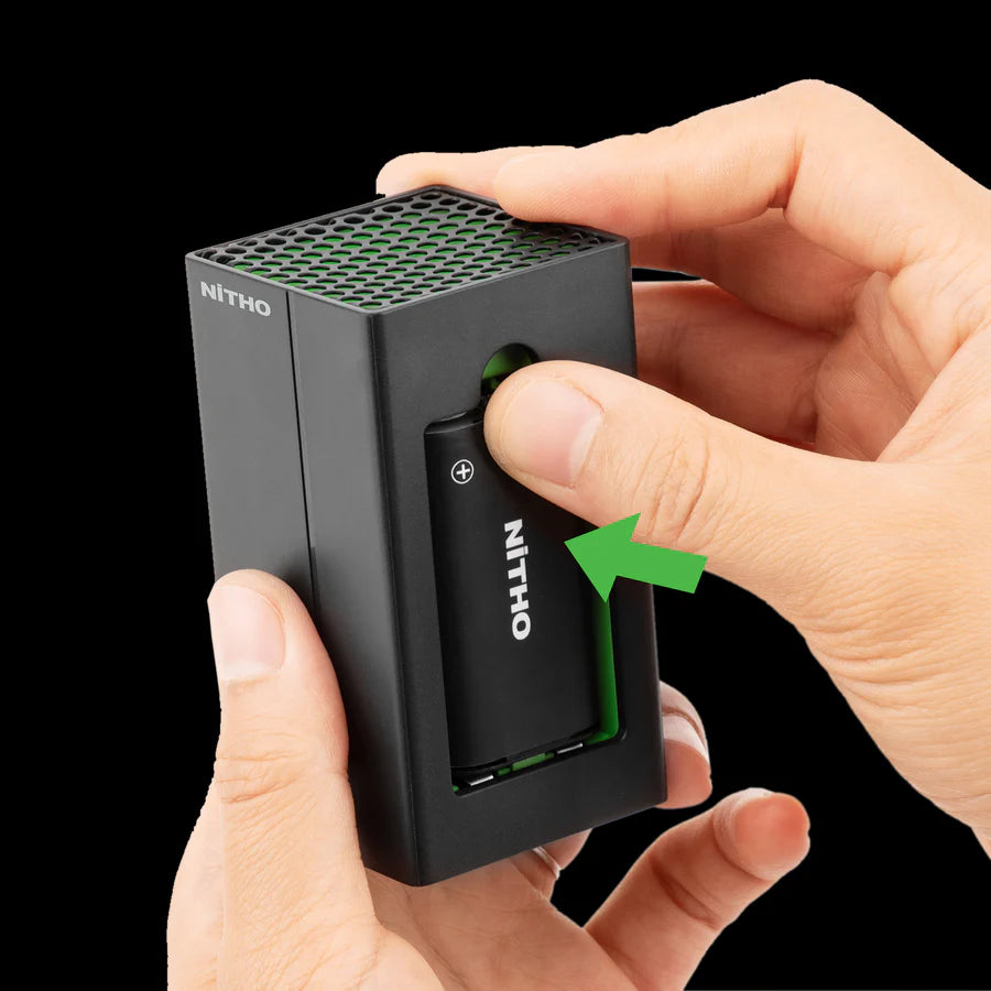 NiTHO Xbox Controller Charging Dock with Dual Rechargeable Battery Packs (Compatible with Xbox Series X|S & Xbox One)